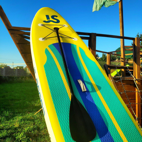 Надувная доска для sup-бординга (Сапборд) надувной JS Board 335х81х15 см (грузоподъемность до 150 кг)